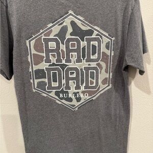 BURLEBO Camo 'Rad Dad' Gray Men's Tee